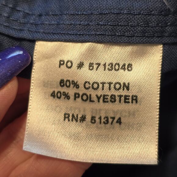 Carhartt Mens Chore Shirt Button Up Size Large Blue Long Sleeve Outdoors Utility - Picture 5 of 10